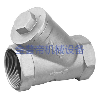 不锈钢Y型丝扣过滤器