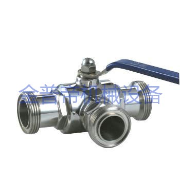 卫生级三通式球阀