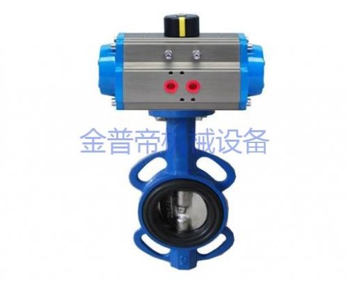 不锈钢对夹式气动蝶阀